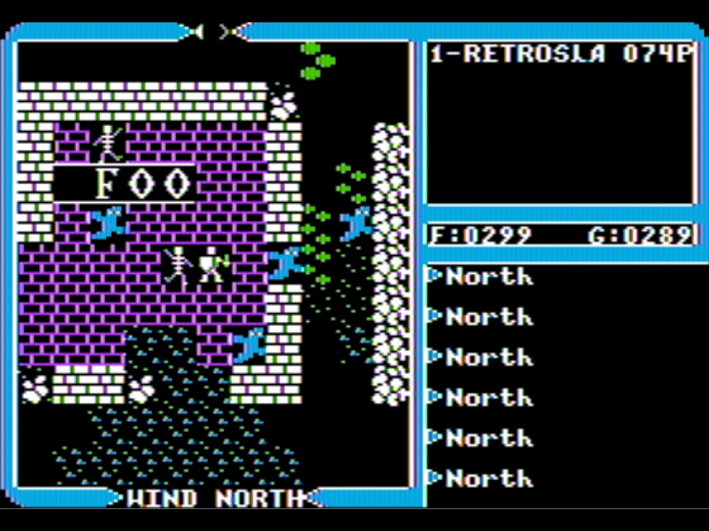 Gameplay of Ultima IV: Quest of the Avatar for Apple II